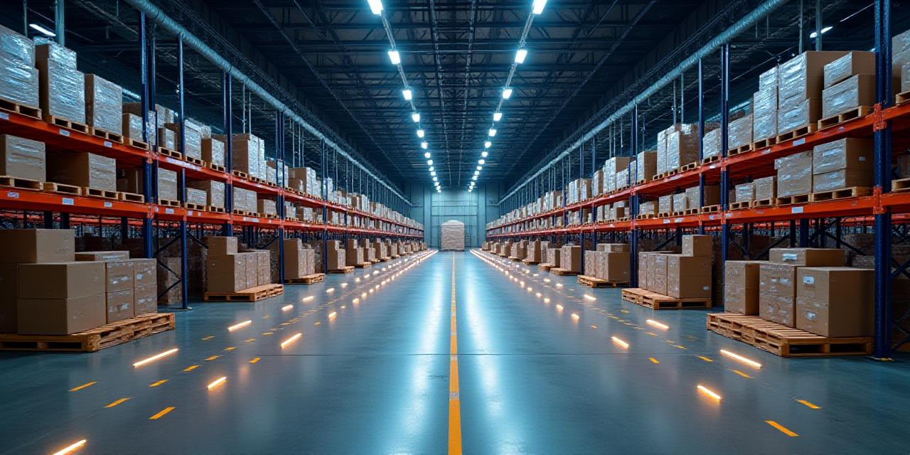 Wide angle view of CPI SUPPLY CHAIN SOLUTIONS - USA, LLC warehouse facility